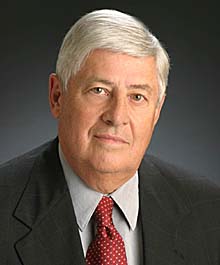 Portrait of J. Michael Baker, Vice President