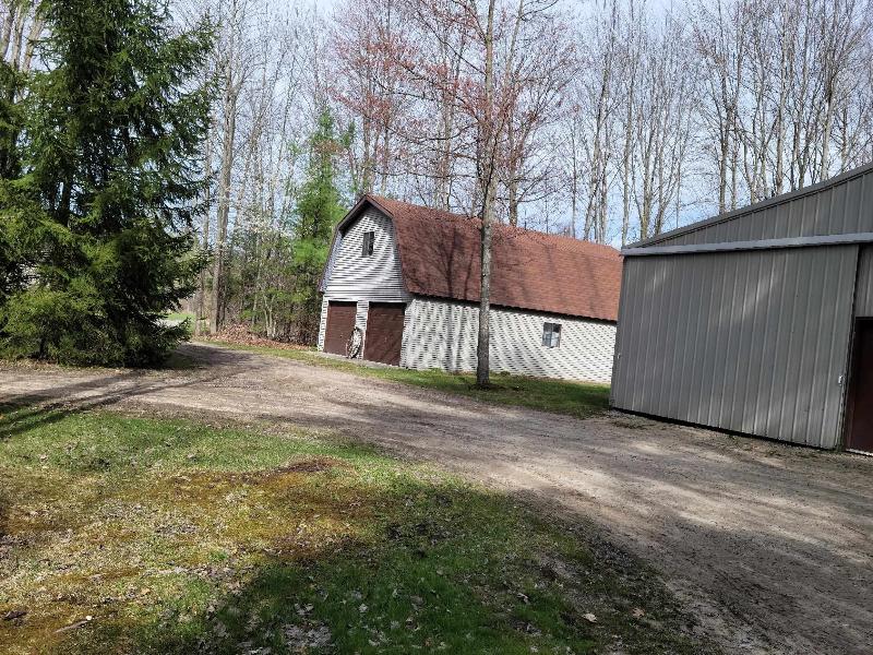 Listing Photo for 5585 S M-33 3 OUT BUILDINGS:  SHED, GARAGE, POLE BARN